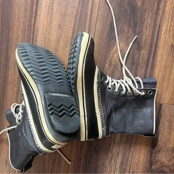 Sorel Waterproof Winter Boots Women’s 6.5 / EU 37.5 Black Snow Boots - Picture 7 of 7